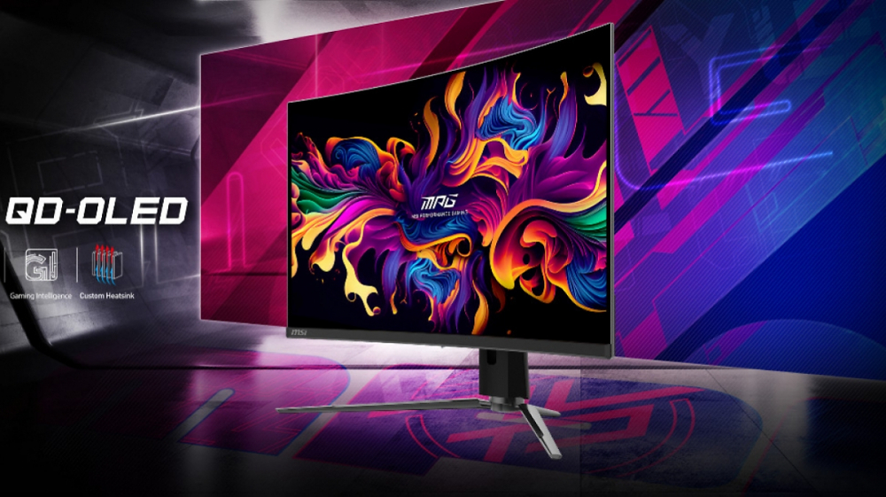 MPG 321CURX: QD-OLED mit 240 Hz kommt auch mit leichter Krümmung