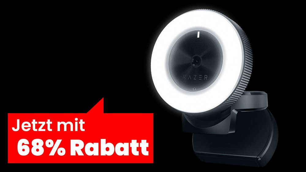 Deal: Neuer Preisrekord bei Razer: Kiyo Webcam mit 68 % Rabatt - jetzt zum Tiefstpreis sichern