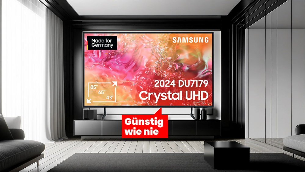 Hat sich Amazon verrechnet? Fast 2-m-TV-Riese von Samsung für unter 900 Euro zum Prime-Day-Preis (Update)