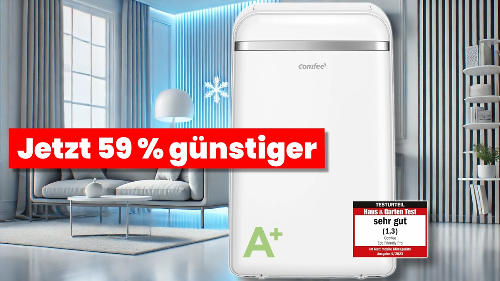 Deal: Lebensretter bei Hitzewelle: Über 400 € Rabatt auf mobile Klimaanlage - aber nur kurz