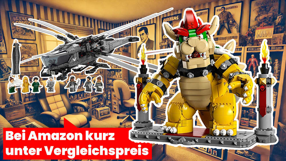 Nerdige Lego-Deals: Super Mario Bowser und Dune Ornithopter kurz unter Vergleichspreis