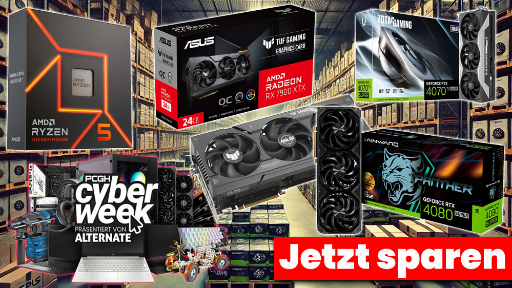 Top-Deals der PCGH Cyber Week: Geforce, Radeon & Ryzen fliegen zum Bestpreis raus