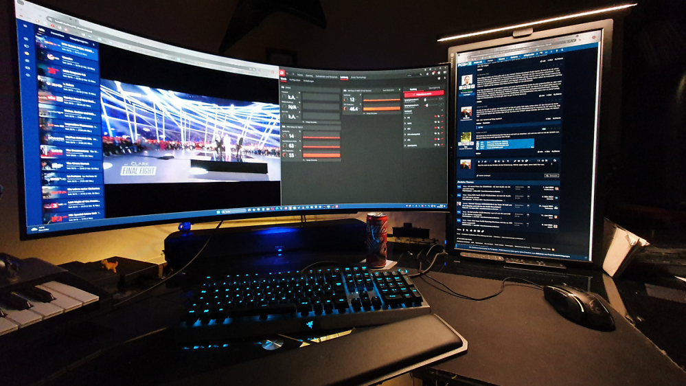 "45er LG Ultragear & 27er Asus IPS. Das Herz: 3900X. Die Augen: 7900XT": OLED-Gaming der Community