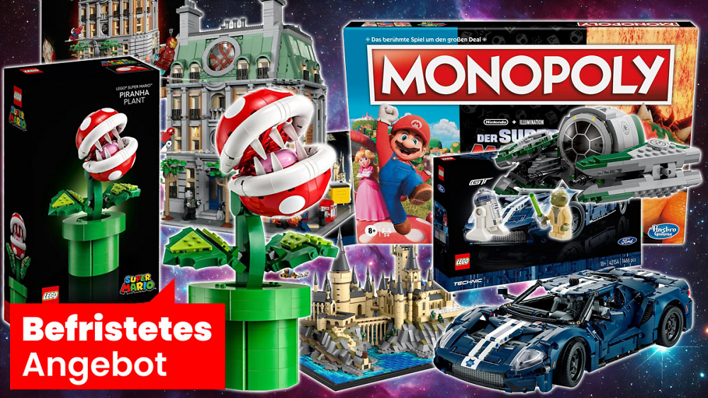 Deal für Mario- & Lego-Fans: Kurz wirft Amazon die Piranha-Pflanze plus weitere Sets raus