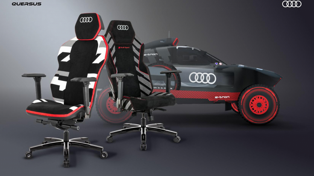 Icos und Vaos Quersus und Audi bringen zwei neue Gaming-Stühle auf den Markt