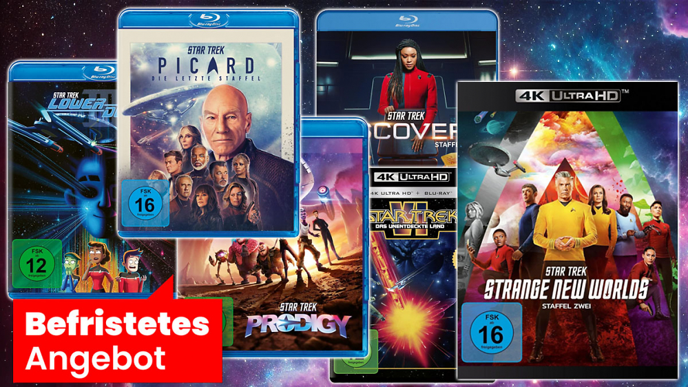 Deal: Strange New Worlds 4K und weniger beliebtes Star Trek wirft Amazon auf Blu-ray raus