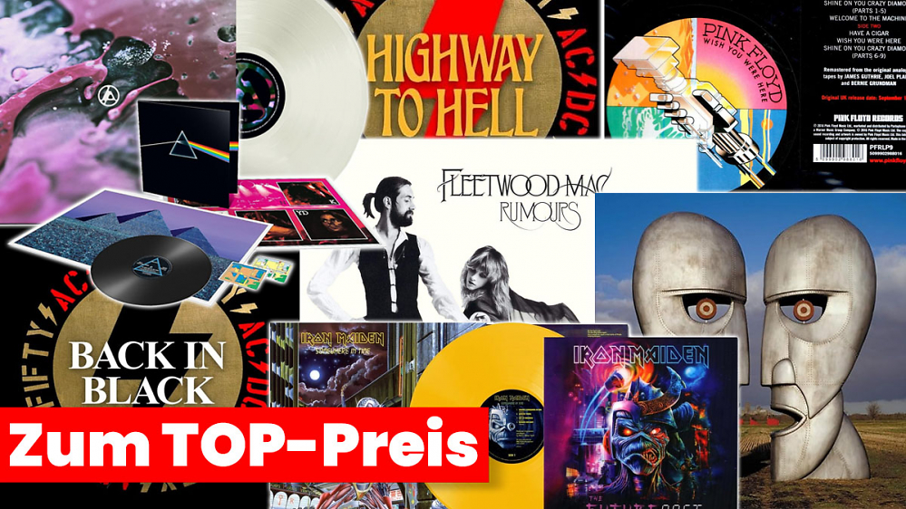 Retro-Deal: Amazon schleudert Pink Floyd, Fleetwood Mac, AC/DC und mehr auf Vinyl raus