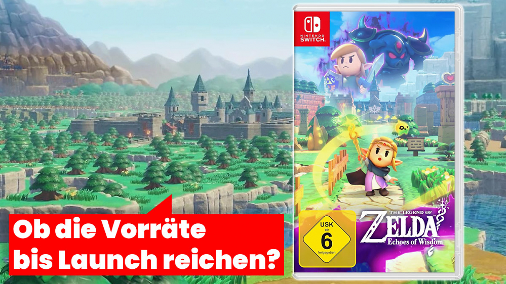 Vorbesteller-Deal: Zelda Echoes of Wisdom bei Amazon erst vergriffen, nun billiger denn je