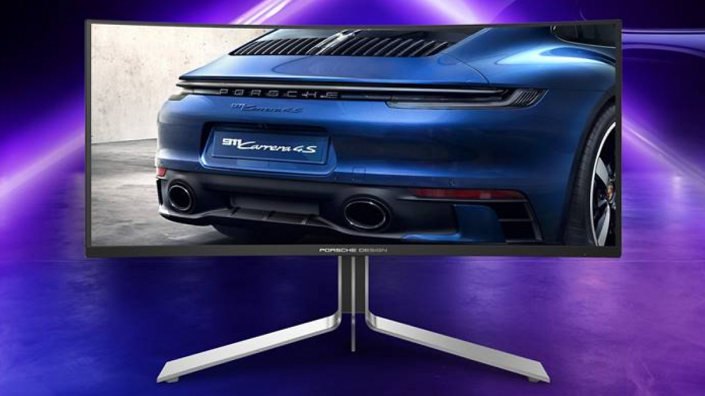 QD-OLED mit 1800R: Porsche und AOC mit neuem Gaming-Monitor