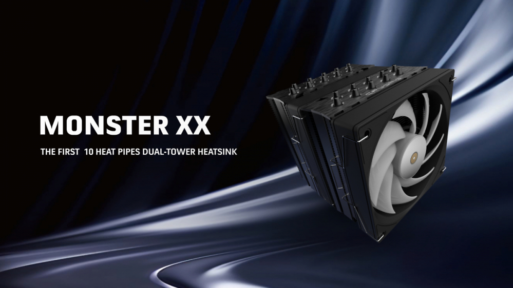 Cryorig Monster XX: Neuer CPU-Luftkühler soll 300 Watt "wegkühlen" können