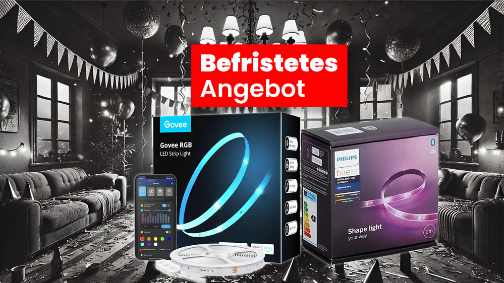 Govee vs. Philips Hue: LED-Strips im Preisduell bei Amazon und Galaxus 