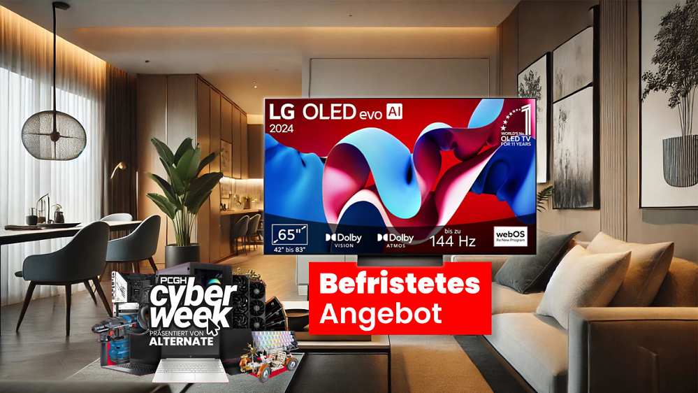 Cyber Week: Über 1.000 Euro sparen - Ausgezeichneter LG OLED-TV günstiger als bei Amazon
