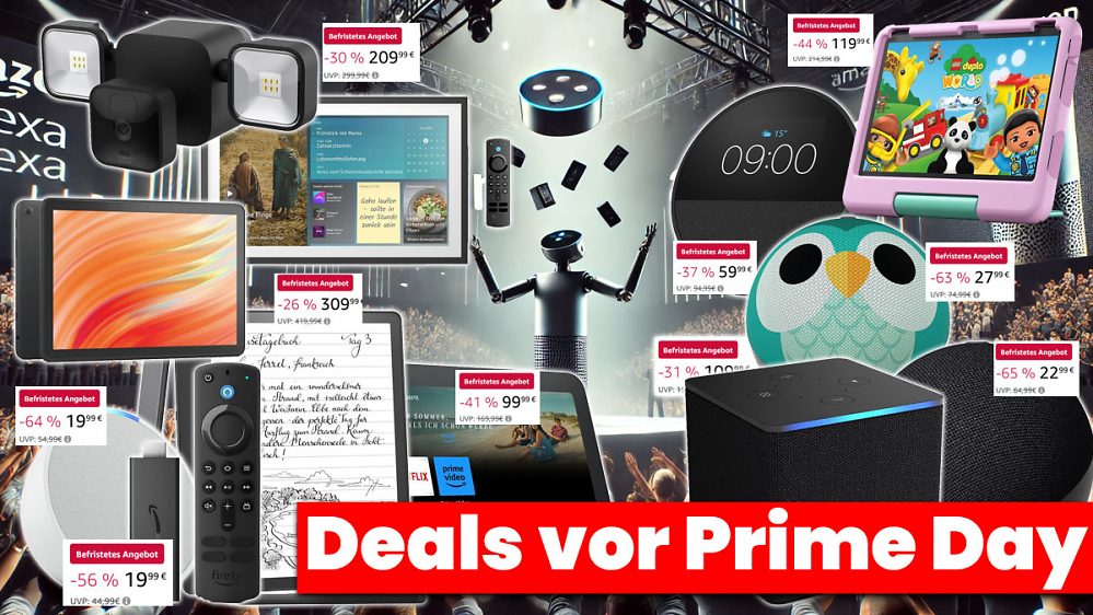 Vor Prime Deal Days: Amazon wirft Fire TV Cube, Echo, Kindle uvm. bis 65 % billiger raus