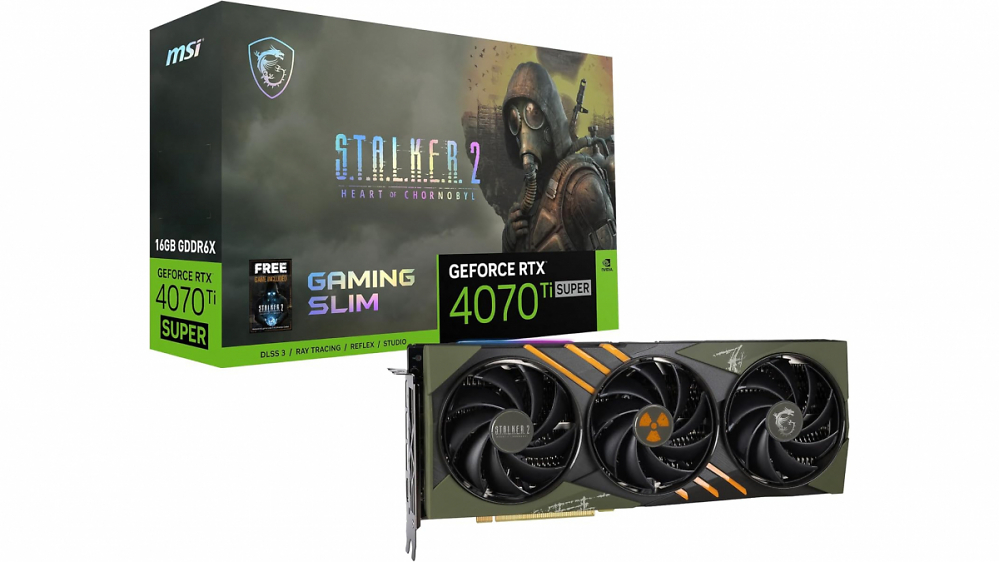 Geforce RTX 4070 Ti Super: MSI bringt Stalker-2-Grafikkarte mit Spiel