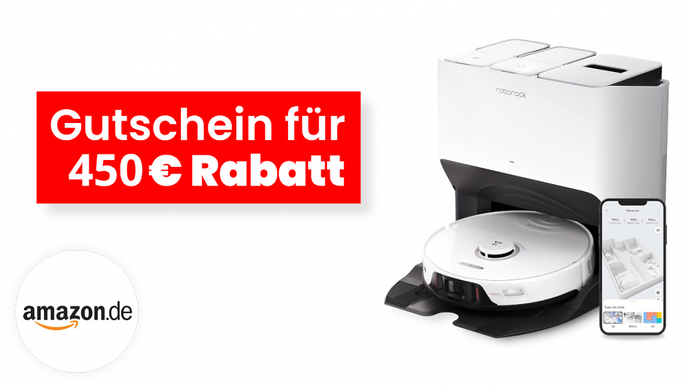 Hilfe für den Haushalt - der Saugroboter Roborock S8 Pro Ultra mit 450 Euro Coupon bei Amazon