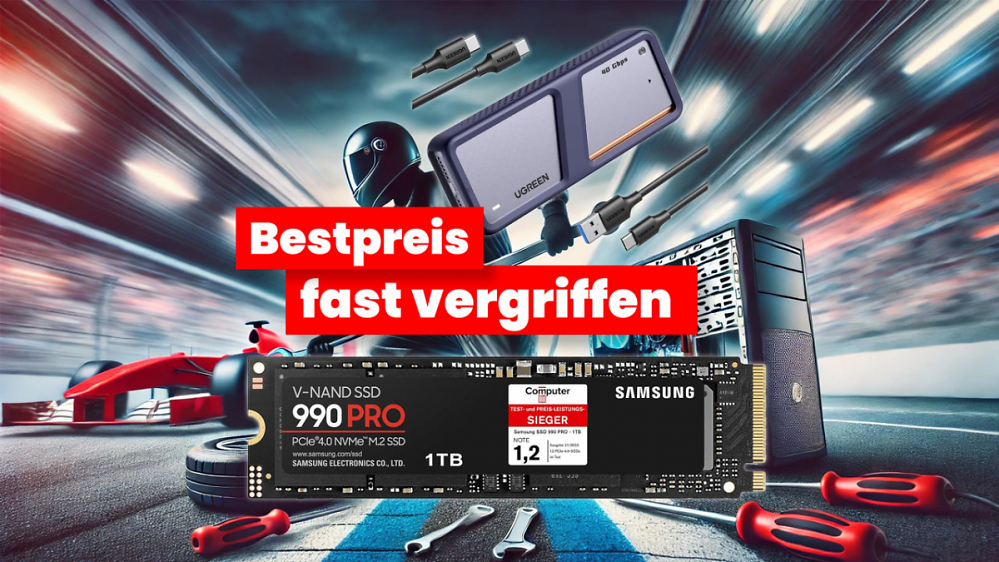 Deal: Amazon wirft tausendfach verkaufte PS5-SSD Samsung 990 Pro zum Bestpreis raus (Update)