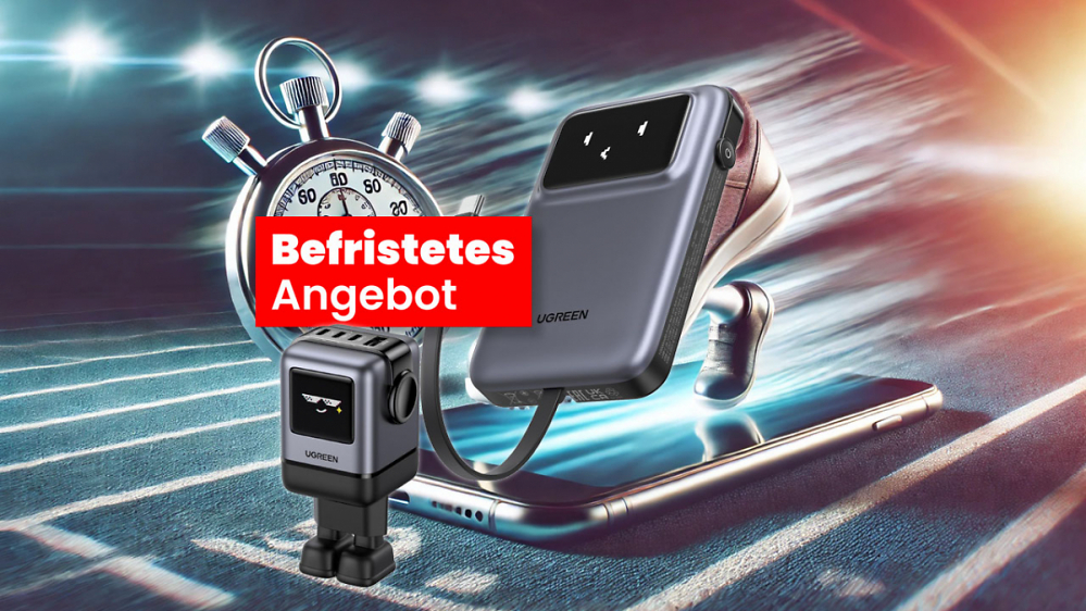 iPhone in 30 Min. zur Hälfte laden: Schnelllade-Powerbank mit integriertem Kabel zum Bestpreis 