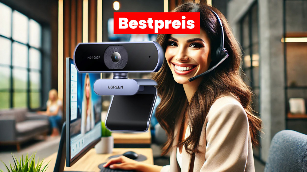 Gut aussehen beim Teams-Meeting: Beliebte Full-HD-Webcam zum Bestpreis 