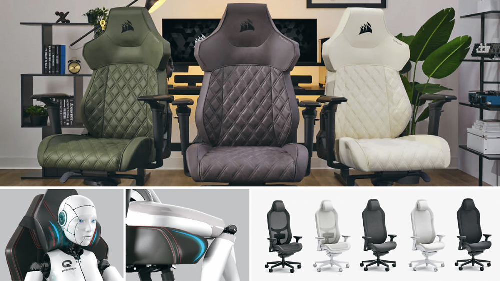  Vier Gaming-Stühle im Vergleichstest: Asus, Corsair, Fractal und Quersus