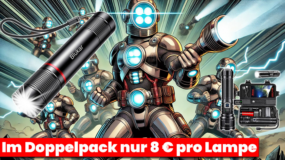 Deal: Mogelt auch dieser Hersteller? Platz 1 Taschenlampe mit USB-C kostet 8,50 Euro 