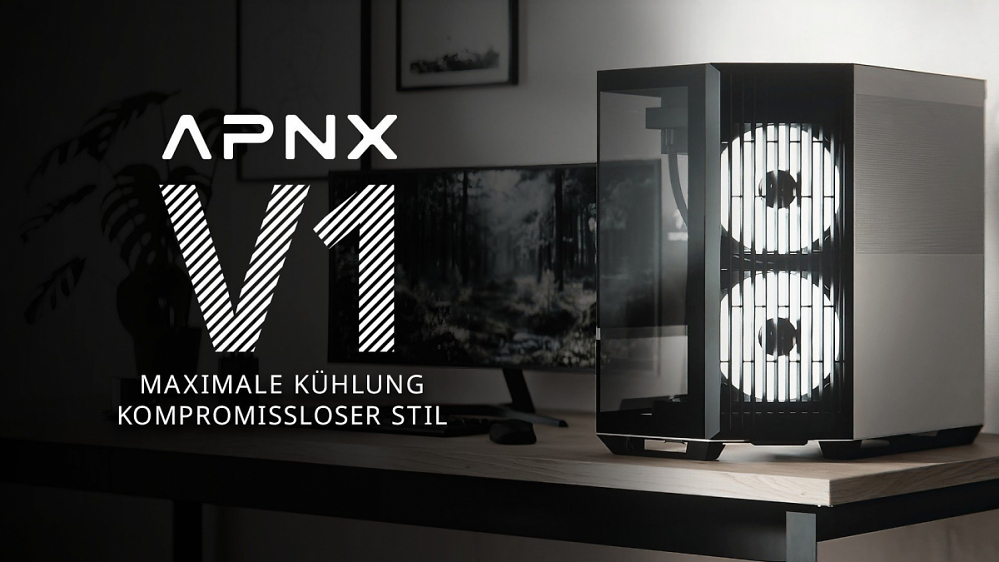 APNX V1: Showcase-Gehäuse in sechs Varianten, mit zwei Kammern und optionalem Holz