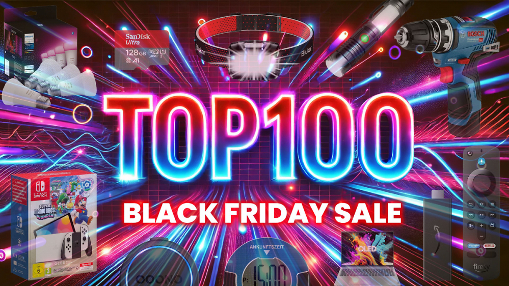 Amazon Black Friday: Diese 100 Black Friday Deals sollte man kennen (Update mit Philips Hue, Bosch und Co.)