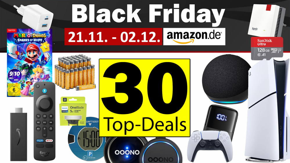 Amazon Black Friday: Liste mit den 30 WIRKLICH besten Deals 2024 (Update 2)