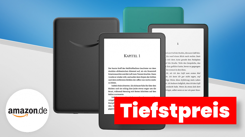 Deal: Amazon will den neuen Kindle loswerden: So günstig wie zum Black Friday war der aktuelle eBook-Reader noch nie