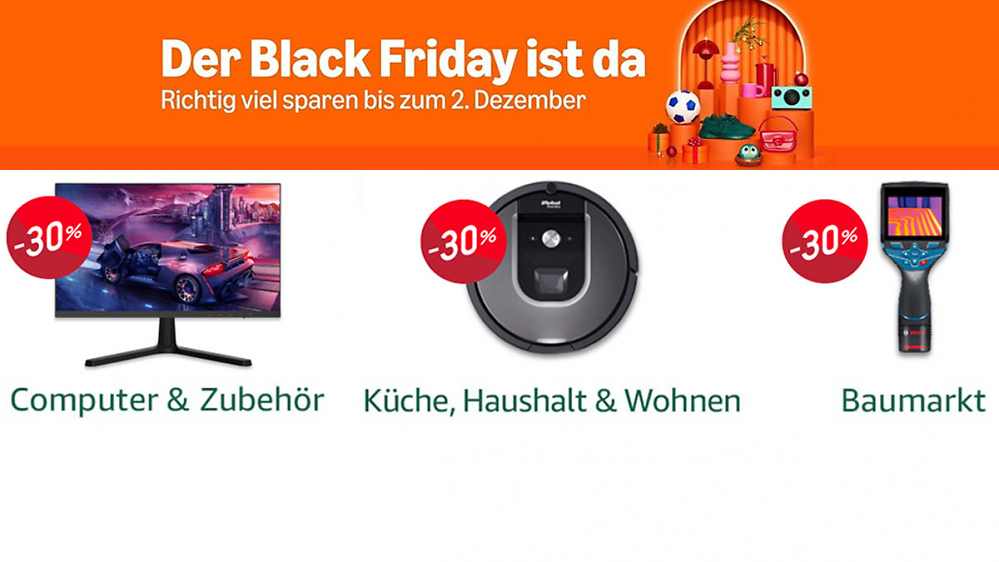Noch mehr sparen: 30% Extra-Rabatt auf Amazon Warehouse Deals am Black Friday - nur für kurze Zeit