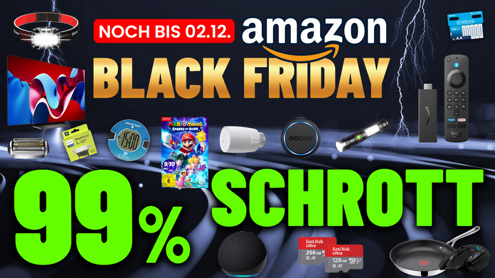 Black Friday 2024: 99% Schrott, nur 33 Top-Deals bei Amazon (Update 2)