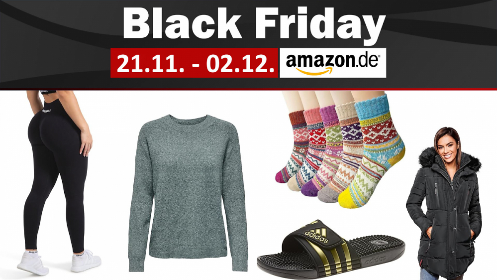 Mode mit Mega-Rabatten: Damen-Bekleidung beim Amazon Black Friday extragünstig