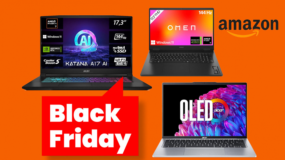 Black-Friday-Deals bei Amazon: Laptops für Gaming & Office (Update)