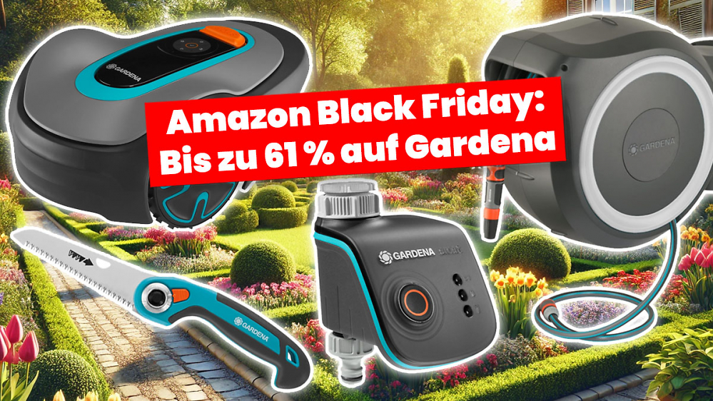 Abverkauf bei Gardena: Amazon haut Schlauchbox, Mähroboter, Bewässerungscomputer & Co. raus (Black Friday)