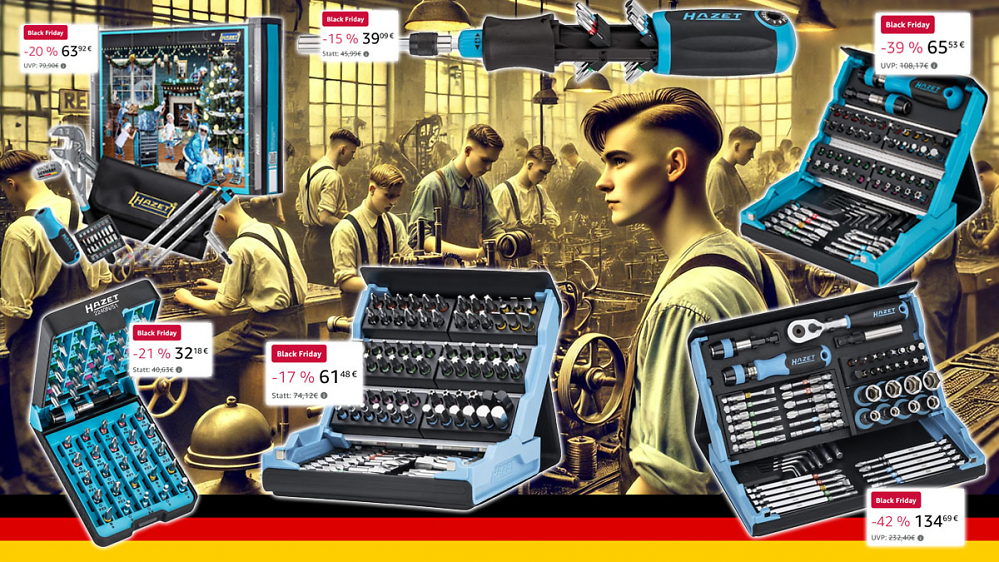 Am Black Friday hier zum besten Preis: Hazet Smartcase, Bits & Ratschenschraubendreher
