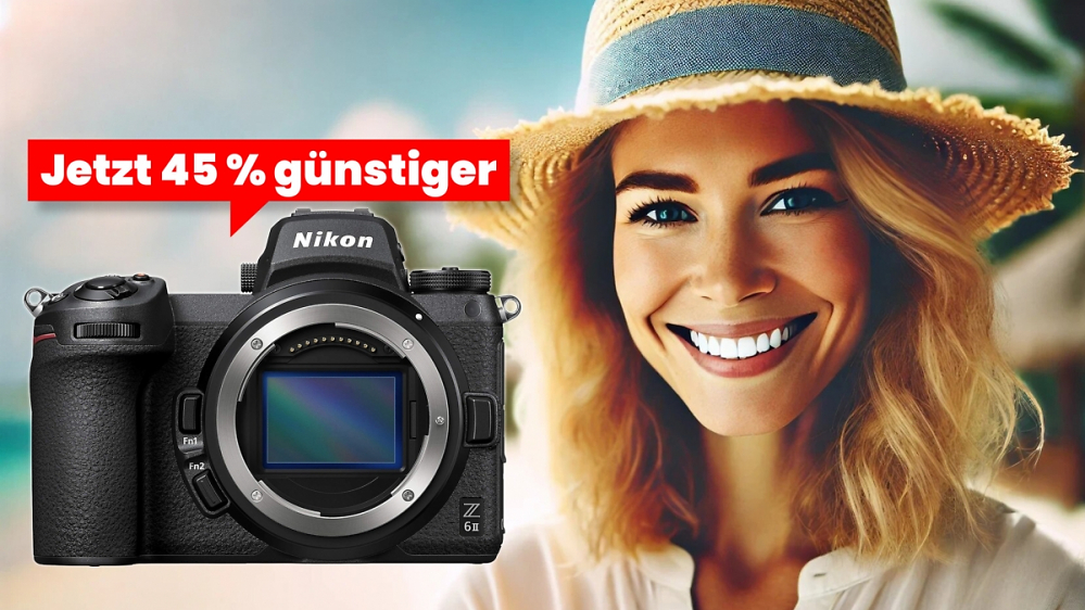 Mega-Deal mit 1000 € Rabatt: Amazon haut Nikon Z 6II Systemkamera raus - 24,5 MP, 4K-Video und mehr
