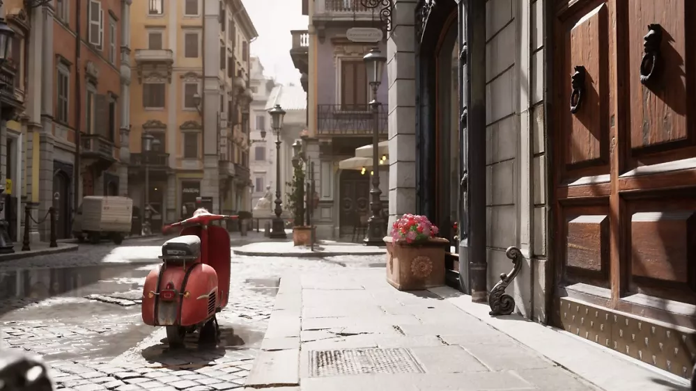 Unreal Engine 5: "Rome Italian Town"-Techdemo lässt sogar die RTX 4090 um Gnade winseln