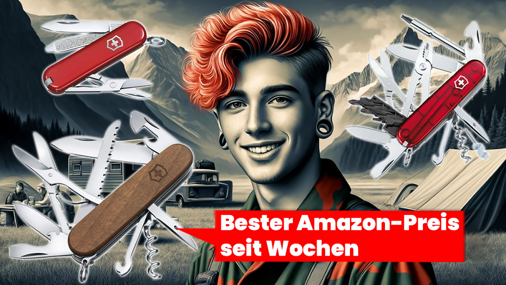Deal vor Nikolaus: Amazon wirft Schweizer Taschenmesser günstig wie lange nicht raus
