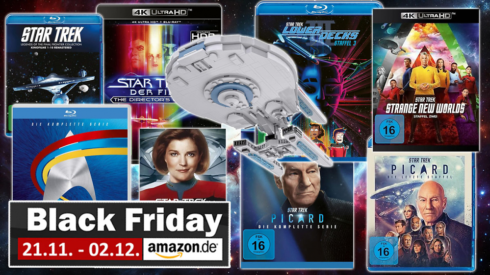 Preisimplosion in der Spirale: Picard, Strange New Worlds 4K, Modelle, Lower Decks uvm. am Black Friday