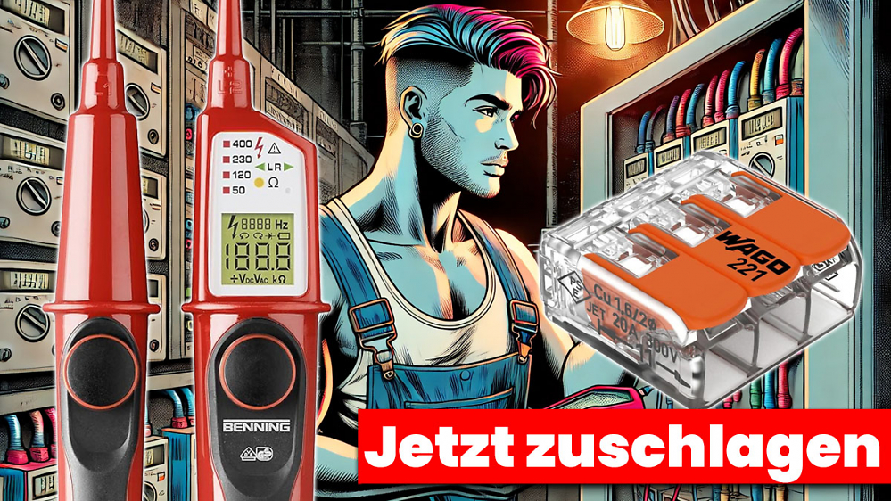 Elektriker-Deal: Duspol Digital bei Amazon günstig wie lange nicht; Wago Klemmen reduziert