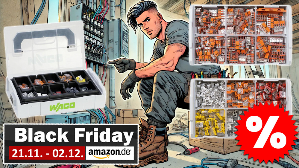 Obacht, Elektroniker: Amazon reduziert Wago Klemmen am Black Friday auf besten Preis