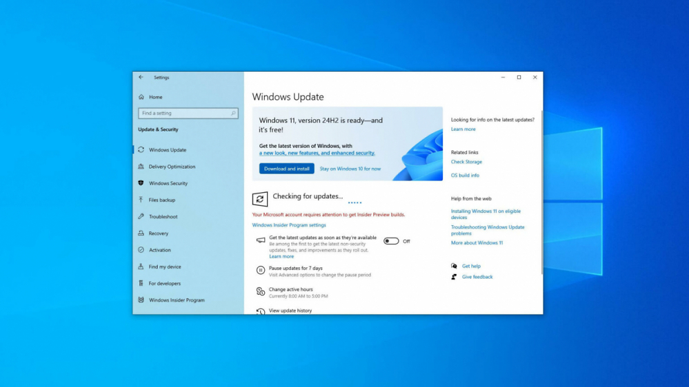 Windows 10: Microsoft macht Werbung für Windows 11
