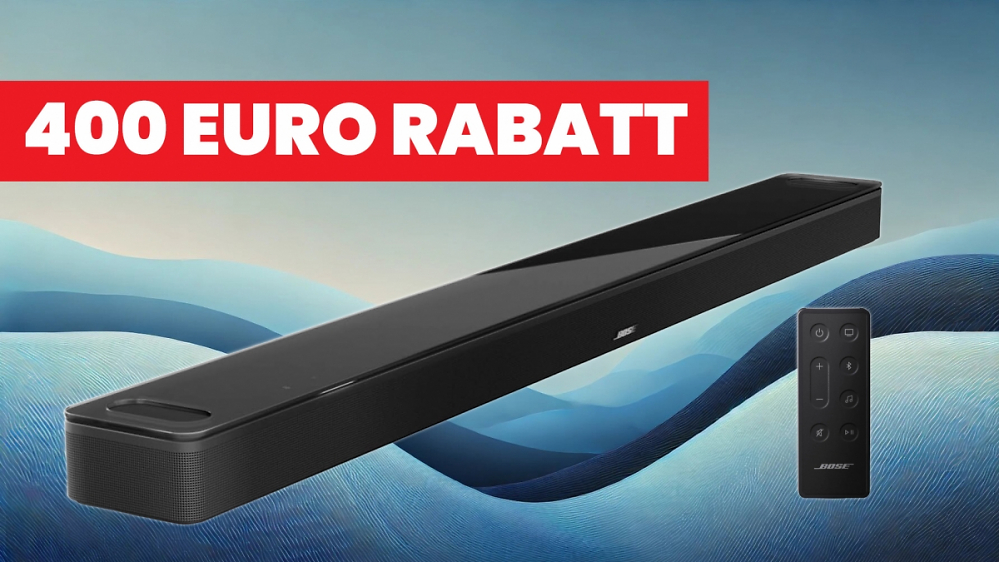 Wer braucht schon Black Friday: 400 € Rabatt auf Bose Ultra Soundbar mit Dolby Atmos und Sprachsteuerung
