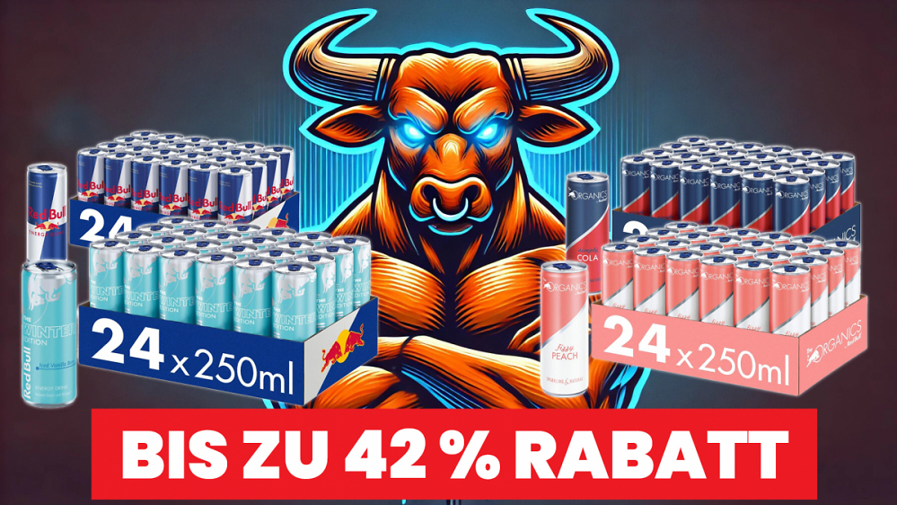 Black-Friday-Deal: Dank 42 % Rabatt kostet Red Bull nur 1,00 € pro Dose - wie lange noch?