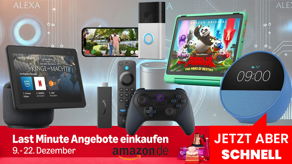Deal: Amazon verschleudert Alexa nur noch für kurze Zeit: Echo, Fire TV Stick, Blink uvm.