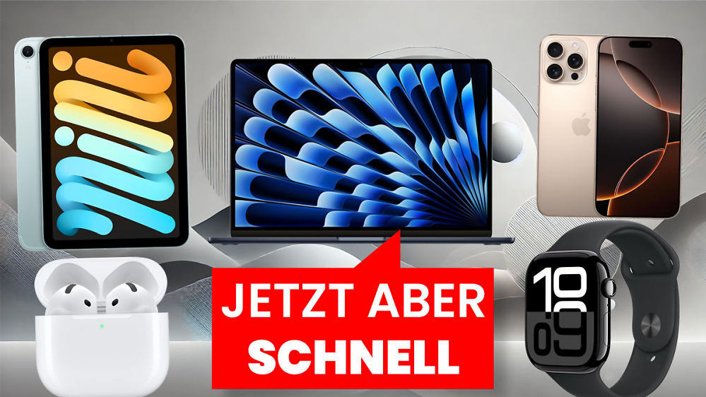 Xmas-Deals: Amazon verschleudert Apple - bis zu 47% Rabatt auf iPhone, iPad, MacBook, Kopfhörer & Co.