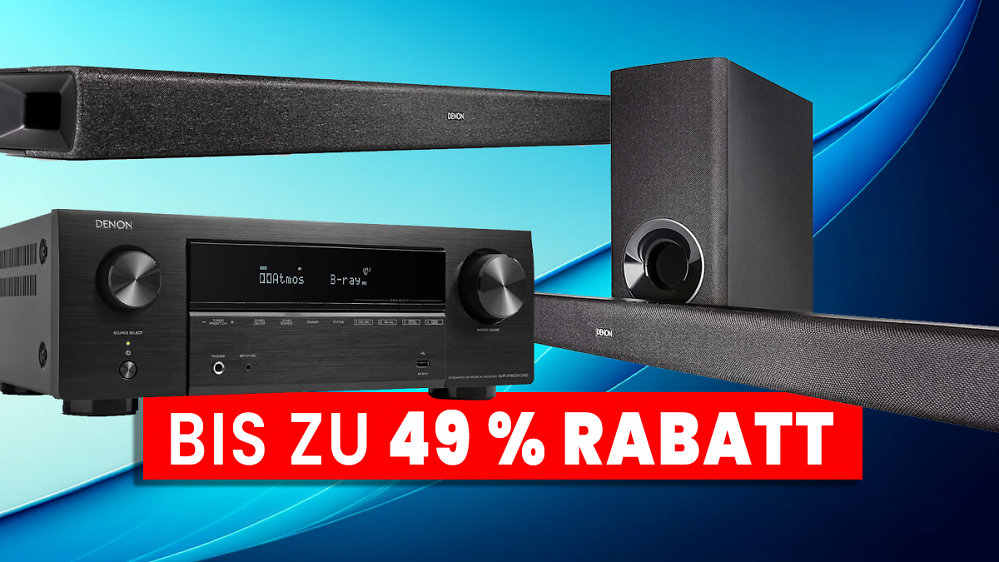 Deal: Amazon räumt die Lager: Bis zu 49 % Rabatt auf Denon Soundbars für das Heimkino
