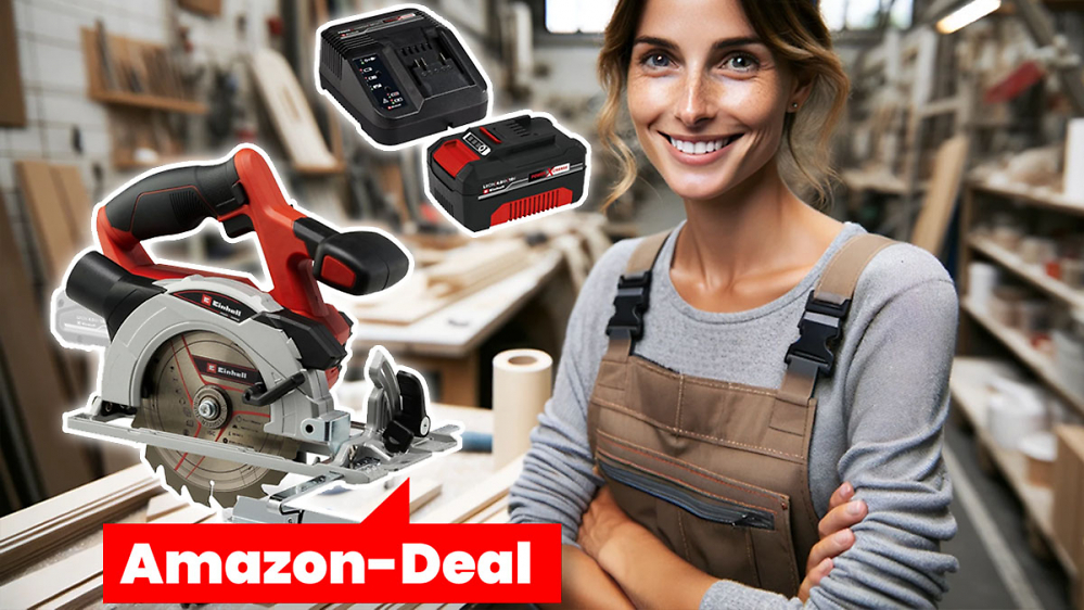 Mega Sparchance: Einhell Akku-Handkreissäge + Akku + Ladegerät für kurze Zeit zum Top-Preis