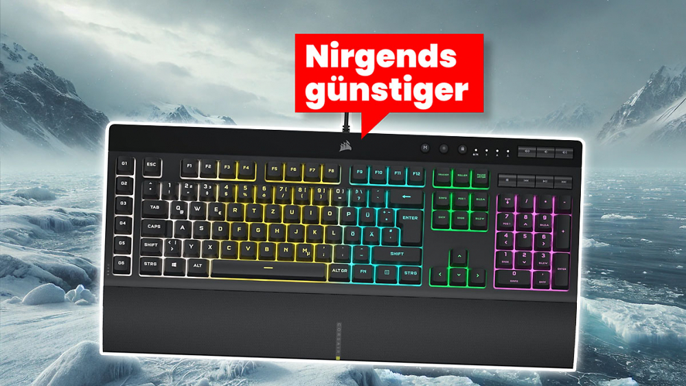 Deal: Corsair Gaming-Tastatur für 29 Euro - Amazon, Media Markt und Saturn belauern sich