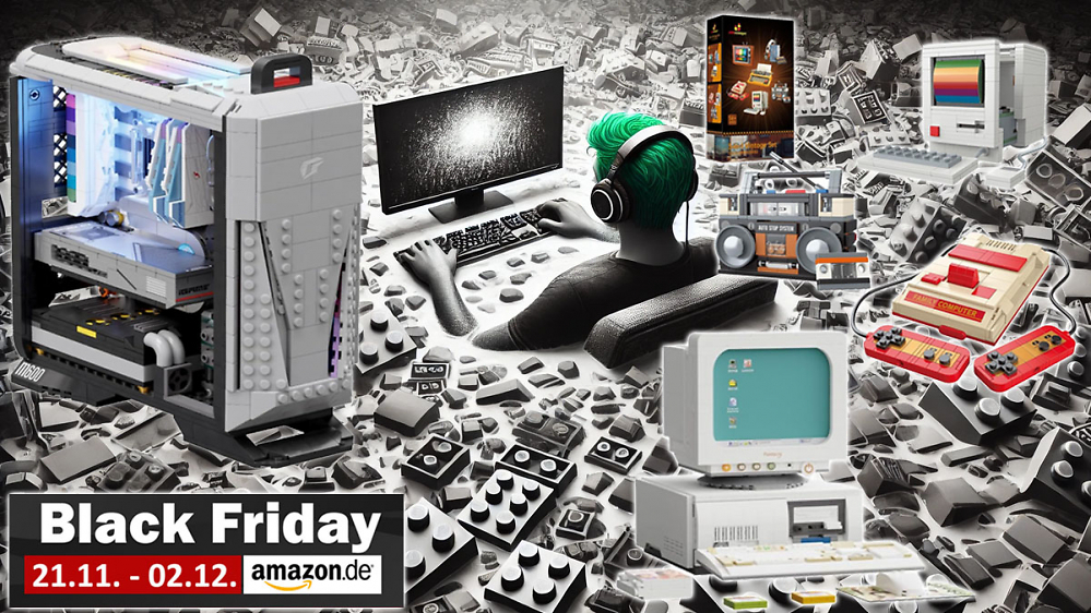 Nicht Lego, nicht Bluebrixx: Gaming-PC mit GPU, Netzteil & RAM kostet am Black Friday 58 €