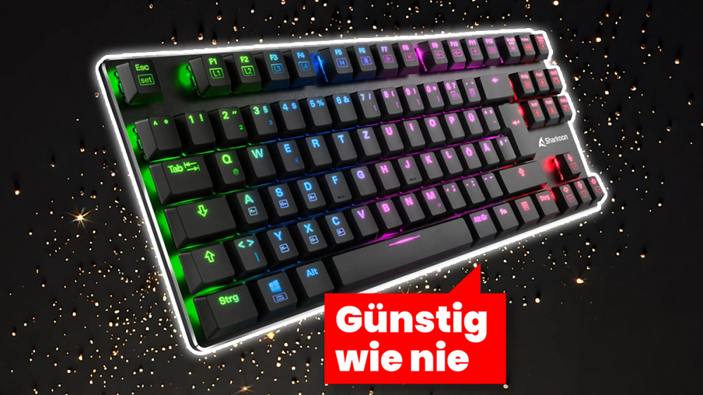 Deal: Letzte Chance für 57 % Rabatt auf mechanische Low-Profile-Gaming-Tastatur